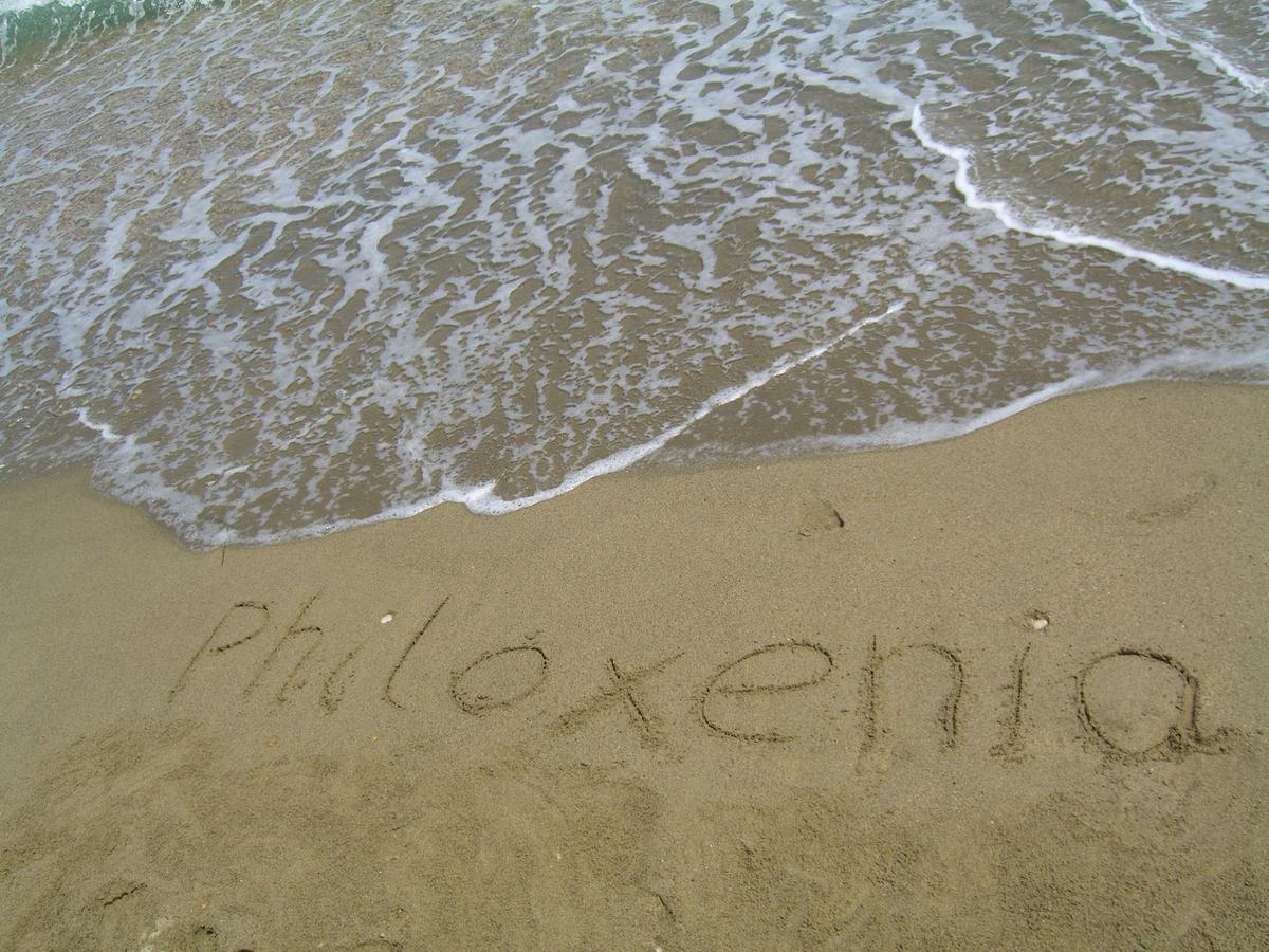 Philoxenia Evgenia Nea Vrasna Exterior foto